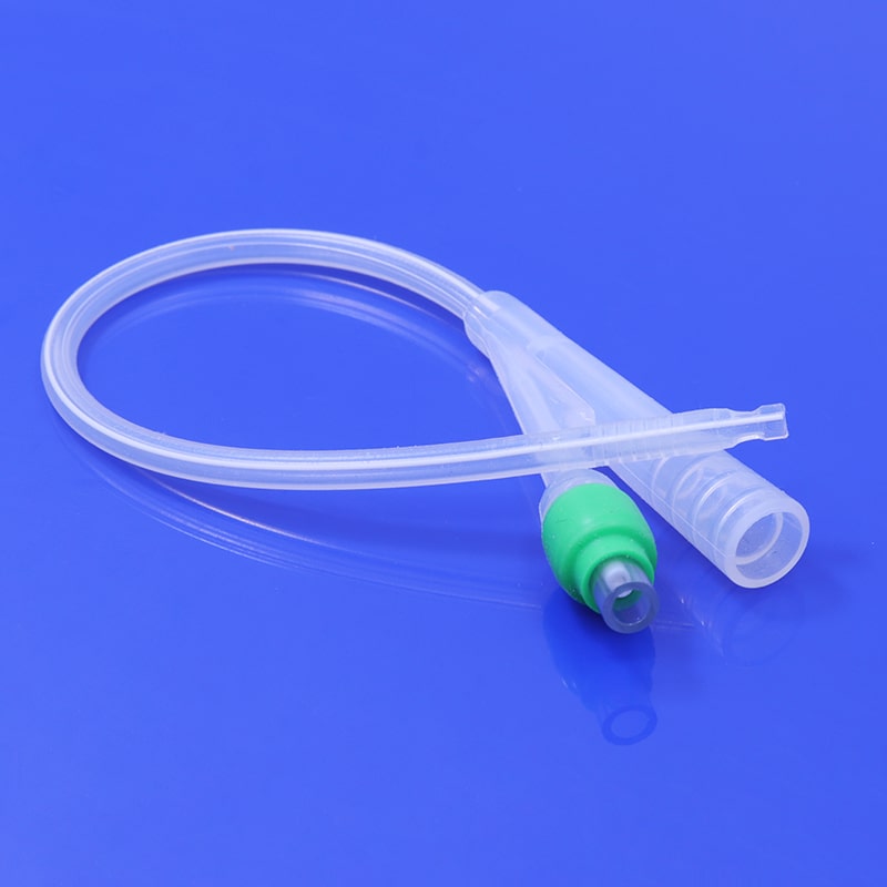 100% Silicone 2-Way Foley Balloon Catheter， 6Fr - 26Fr
